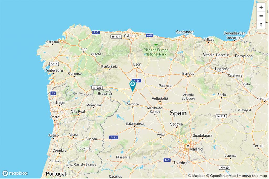 Mapa Parador de Benavente