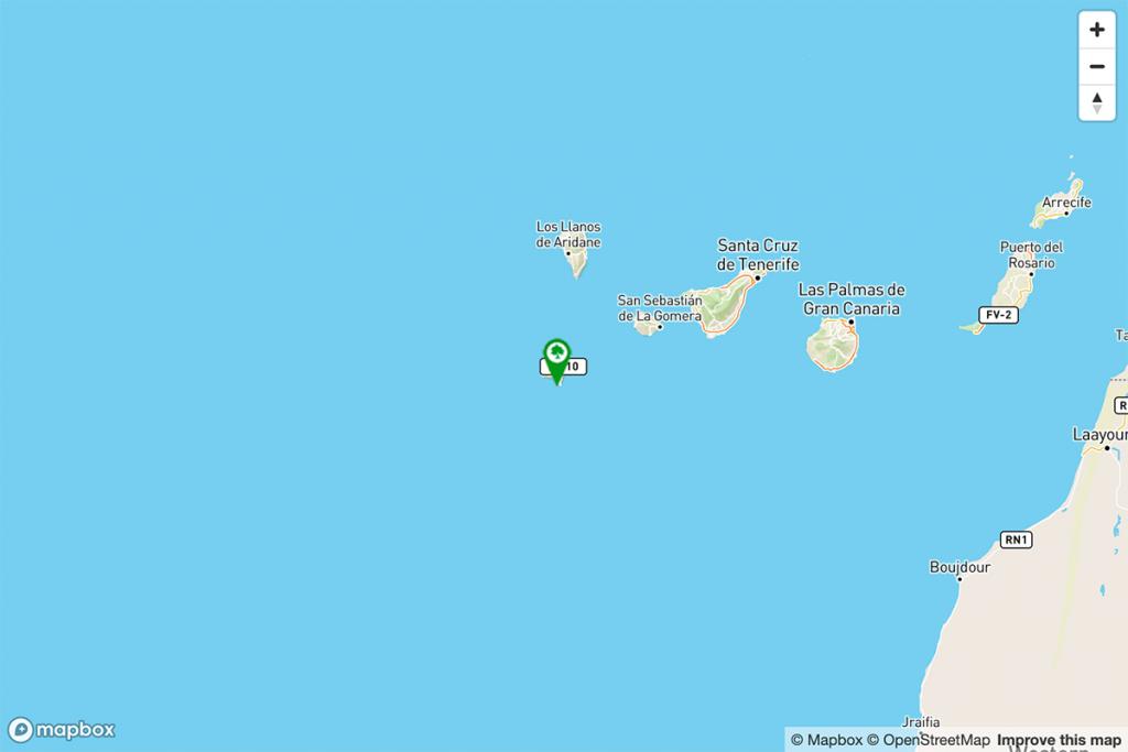 Mapa Parador de El Hierro