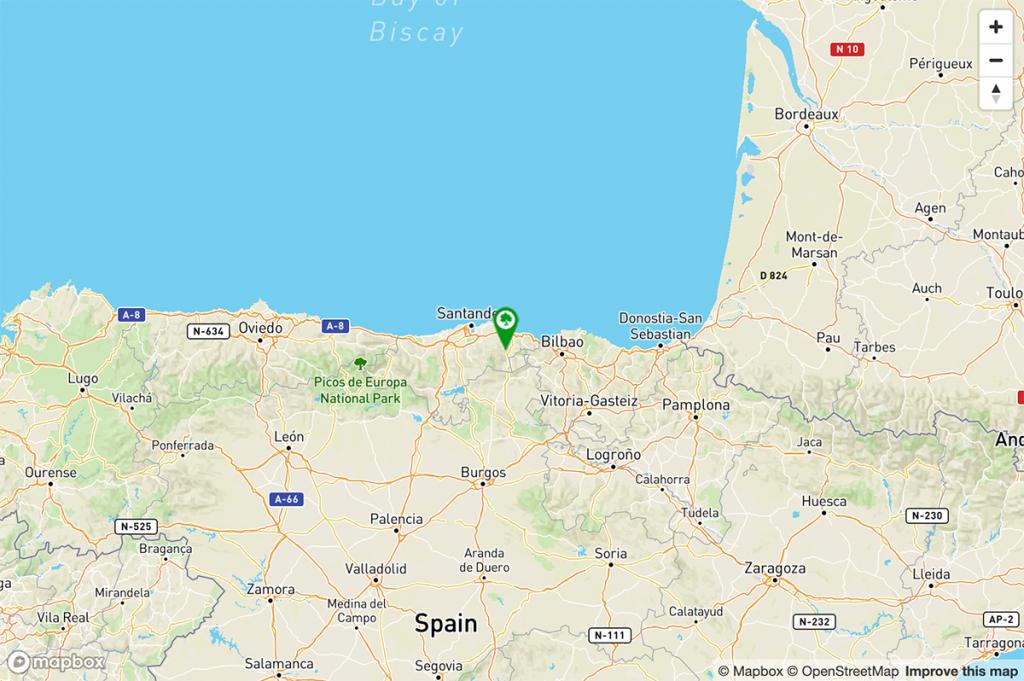 Mapa Parador de Limpias