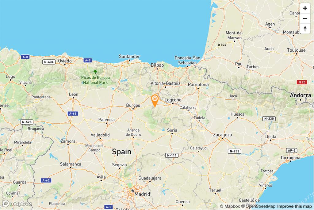 Mapa Parador de Santo Domingo de la Calzada