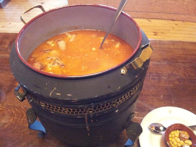 Puchero at Parador Cervera de Pisuerga Puchero at Parador Cervera de Pisuerga
