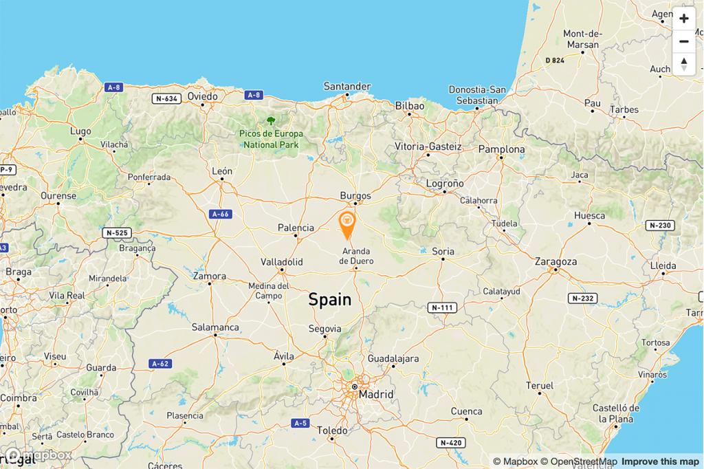Mapa Parador de Lerma